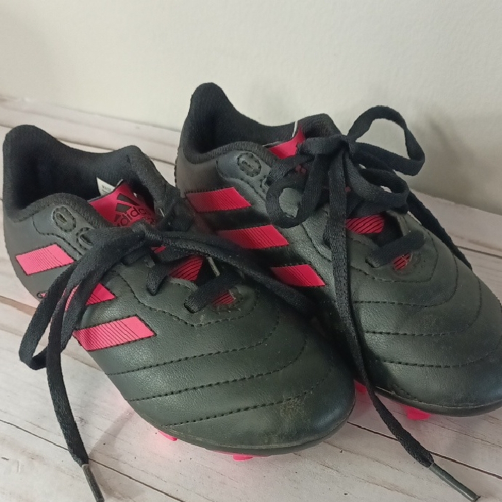 Adidas Kids Black and Red Sneakers